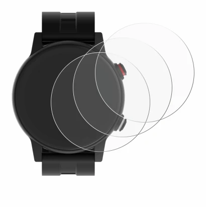 Image of the device James R9 with a wide variety of screen protectors.