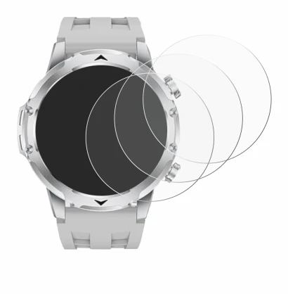 Image of the device FitVigor Smartwatch 1.53" with a wide variety of screen protectors.