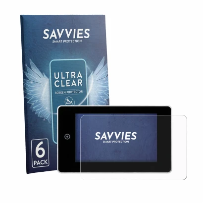 Front side of a product packaging with the brand logo Savvies. Next to it is the device Balearis PRO 3 shown with the correspo