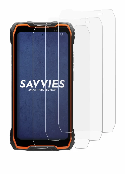 Image of the device Blackview Rock 2 with a wide variety of screen protectors.