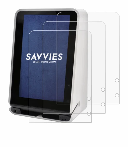 Image of the device SENVEND UX700 with a wide variety of screen protectors.
