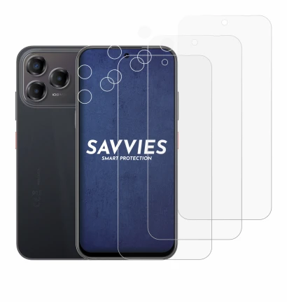 Image of the device ZTE Blade V80 Pro (Front+Camera) with a wide variety of screen protectors.