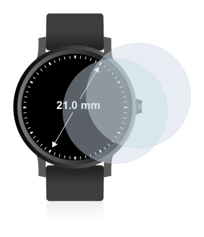 Image of the device Watches (Circular, ø: 21 mm) with a wide variety of screen protectors.