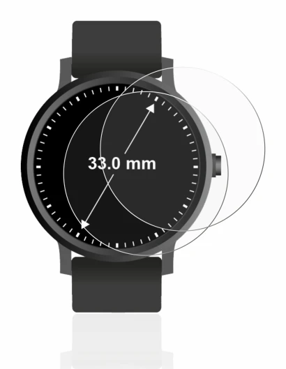Image of the device Watches (Circular, ø: 33 mm) with a wide variety of screen protectors.