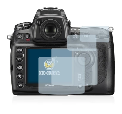 Image of the device Nikon D700 with a wide variety of screen protectors.