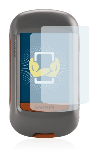 Image of the device Garmin Dakota 20 with a wide variety of screen protectors.