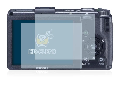 Image of the device Ricoh GR Digital III (2009-2011) with a wide variety of screen protectors.