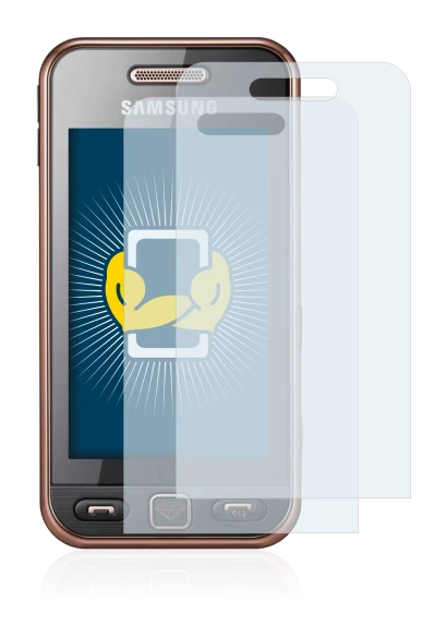 Image of the device Samsung GT-S5230 with a wide variety of screen protectors.