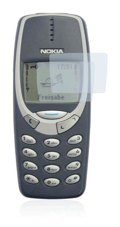 Image of the device Nokia 3310 2011 with a wide variety of screen protectors.