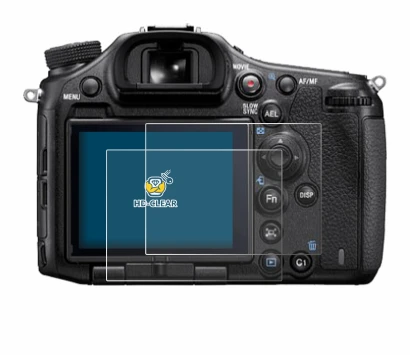 Image of the device Sony Alpha 99 with a wide variety of screen protectors.