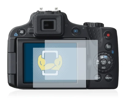 Image of the device Canon PowerShot SX50 HS with a wide variety of screen protectors.