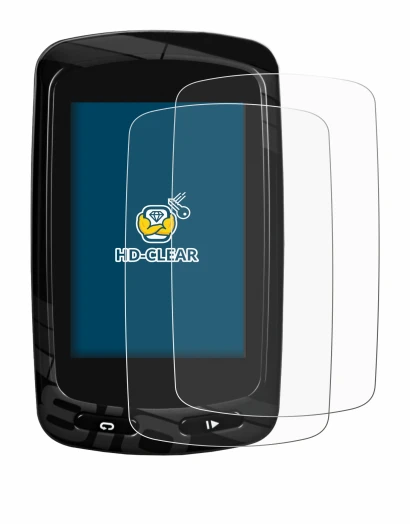 Image of the device Garmin Edge 810 with a wide variety of screen protectors.