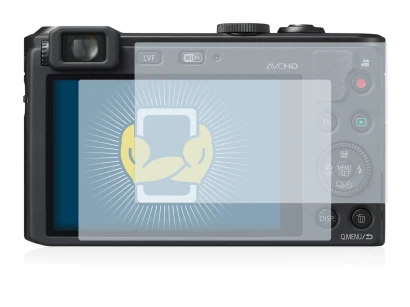 Image of the device Panasonic Lumix DMC-LF1 with a wide variety of screen protectors.