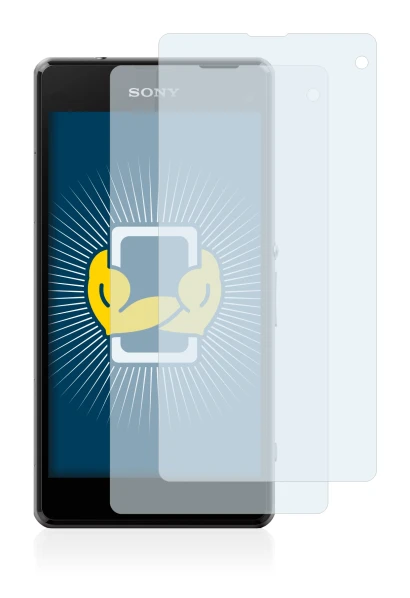 Image of the device Sony Xperia Z1 Compact D5503 with a wide variety of screen protectors.