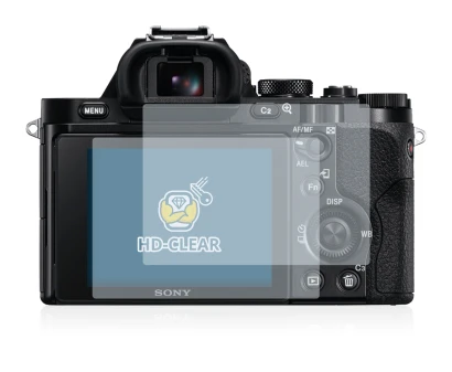 Image of the device Sony Alpha 7R (ILCE-7R) with a wide variety of screen protectors.