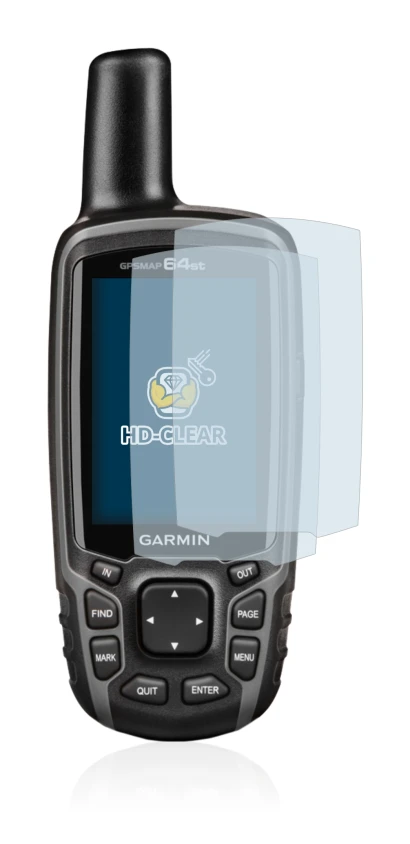Image of the device Garmin GPSMAP 64st with a wide variety of screen protectors.