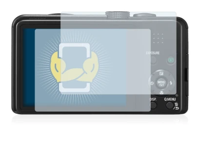 Image of the device Panasonic Lumix DMC-TZ35 with a wide variety of screen protectors.