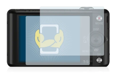 Image of the device Sony Cyber-Shot DSC-WX220 with a wide variety of screen protectors.