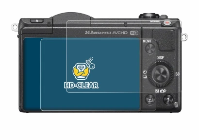 Image of the device Sony Alpha 5100 (DSLR-A5100) with a wide variety of screen protectors.