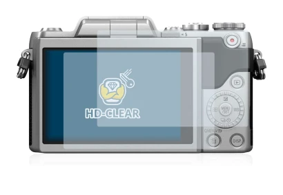 Image of the device Panasonic Lumix DMC-GF7 with a wide variety of screen protectors.