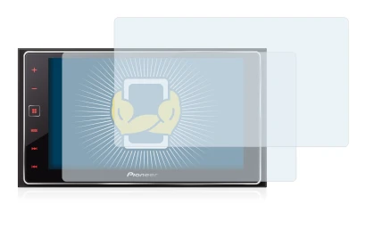 Image of the device Pioneer SPH-DA120 with a wide variety of screen protectors.