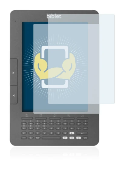 Image of the device Biblet eBook Reader with a wide variety of screen protectors.