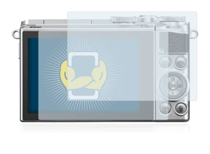 Image of the device Nikon 1 J5 with a wide variety of screen protectors.