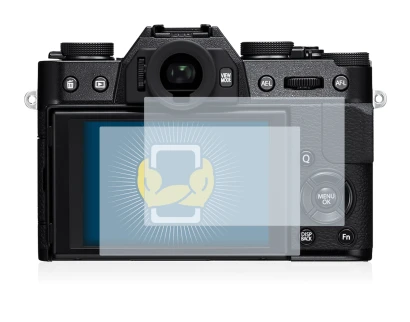 Image of the device Fujifilm X-T10 with a wide variety of screen protectors.