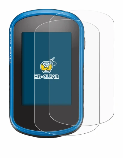 Image of the device Garmin eTrex Touch 35 with a wide variety of screen protectors.