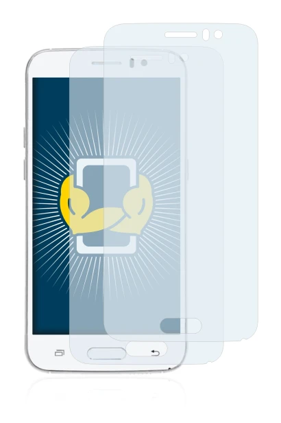 Image of the device Jiake M6 with a wide variety of screen protectors.