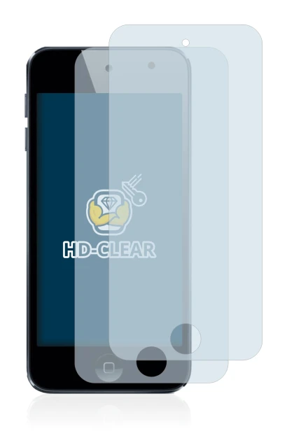 Image of the device Apple iPod Touch (6th. Gen.) with a wide variety of screen protectors.
