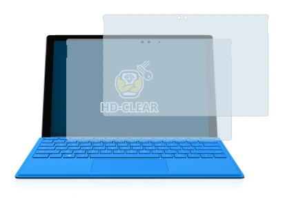 Image of the device Microsoft Surface Pro 4 with a wide variety of screen protectors.