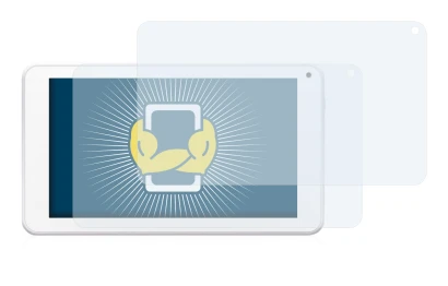 Image of the device BigBen Unity Tab 7 with a wide variety of screen protectors.
