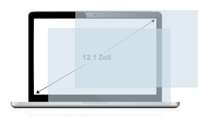 Image of the device with a wide variety of screen protectors.