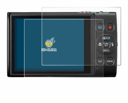 Image of the device Canon Digital Ixus 285 hs with a wide variety of screen protectors.