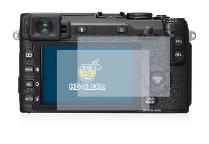 Image of the device Fujifilm X-E2S with a wide variety of screen protectors.