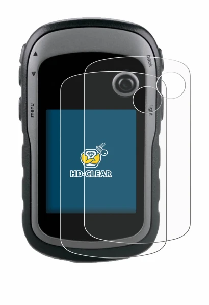 Image of the device Garmin eTrex 30x with a wide variety of screen protectors.