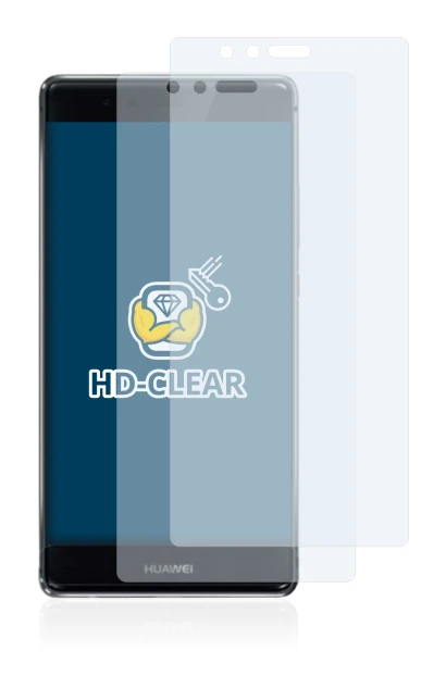 Image of the device Huawei P9 Plus with a wide variety of screen protectors.