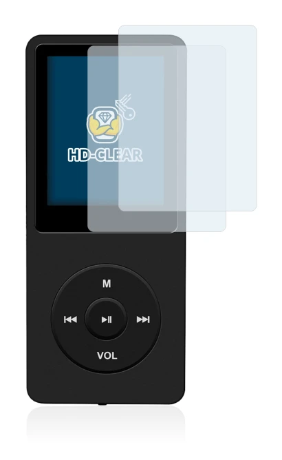 Image of the device AGPtek 8GB MP3-Player with a wide variety of screen protectors.