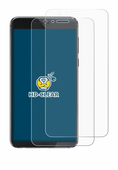 Image of the device Honor 8 with a wide variety of screen protectors.