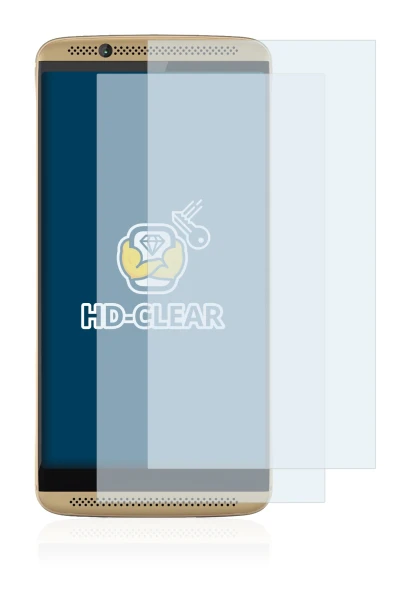 Image of the device ZTE Axon 7 with a wide variety of screen protectors.