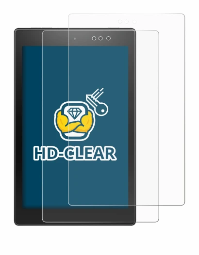 Image of the device Amazon Fire HD 8 2017 with a wide variety of screen protectors.