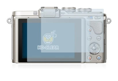 Image of the device Olympus PEN E-PL8 with a wide variety of screen protectors.
