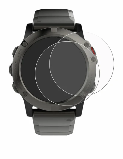 Image of the device Garmin Fenix 5X (51 mm) with a wide variety of screen protectors.