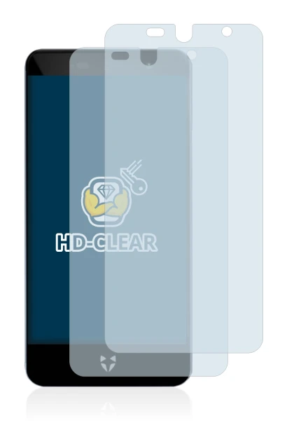 Image of the device Wileyfox Swift 2X with a wide variety of screen protectors.