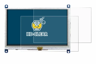 Image of the device Raspberry Pi Touchscreen 5" with a wide variety of screen protectors.