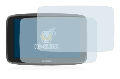Image of the device TomTom Go 6200 with a wide variety of screen protectors.