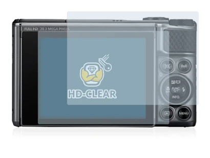 Image of the device Canon PowerShot SX730 HS with a wide variety of screen protectors.