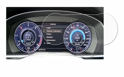 Image of the device Volkswagen Tiguan 2017 Active Info Cockpit 12.3" with a wide variety of screen protectors.