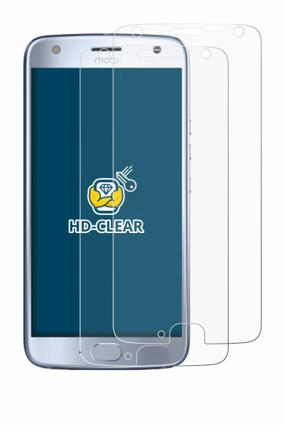 Image of the device Motorola Moto X4 with a wide variety of screen protectors.
